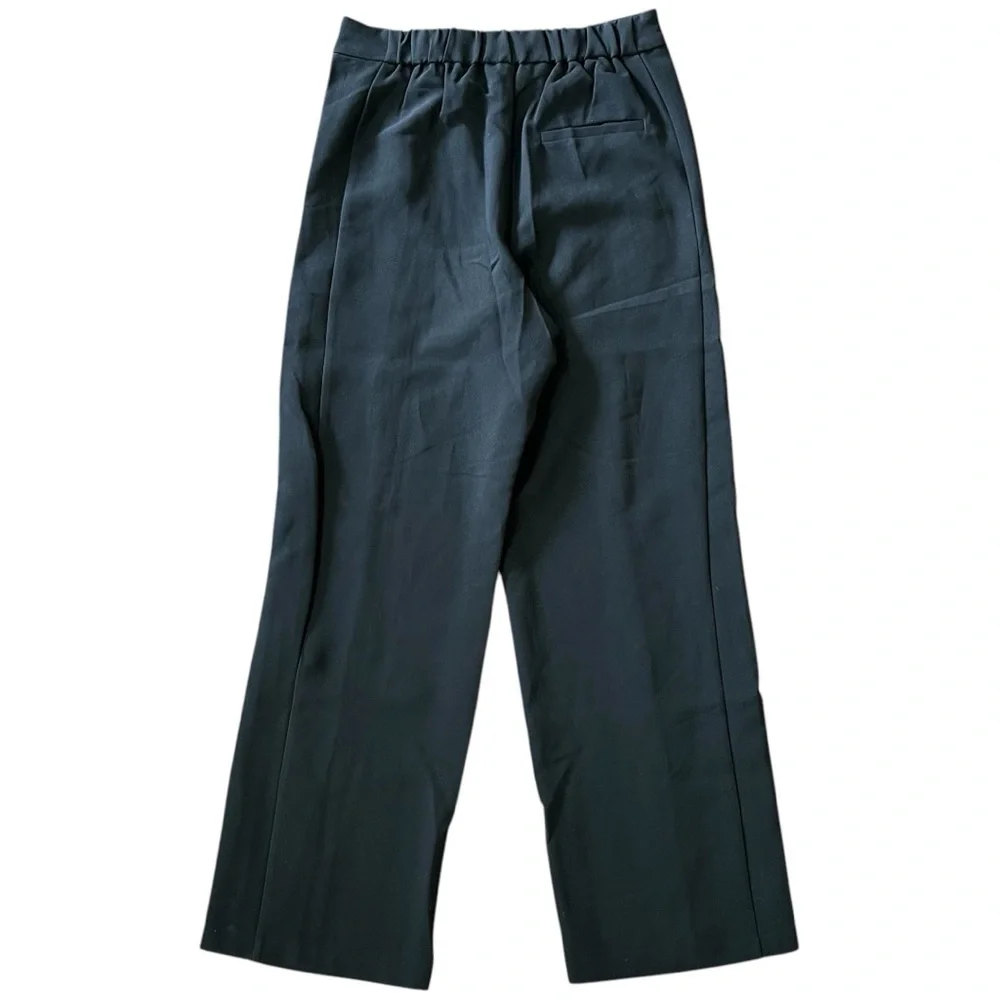 Dress Forum Black Wide Leg Dress Pants Medium - Picture 2 of 7